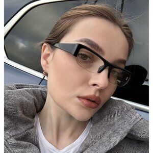 NEW MIU MIU MUB07S 16K08N EYEGLASSES BLACK WOMEN MU B07S, SMU B07